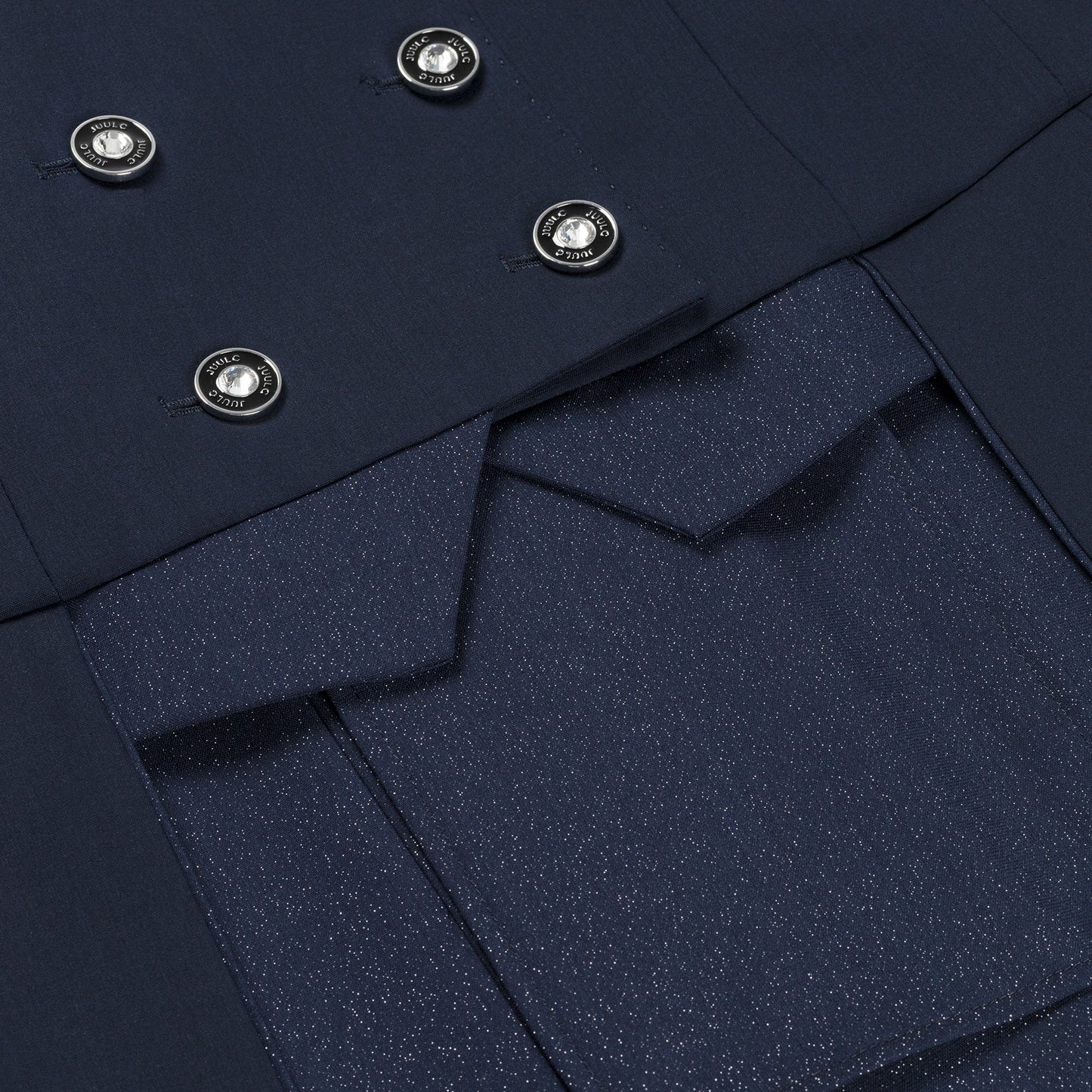 Custom Tailcoat - Navy Stardust - Swarovski Edition